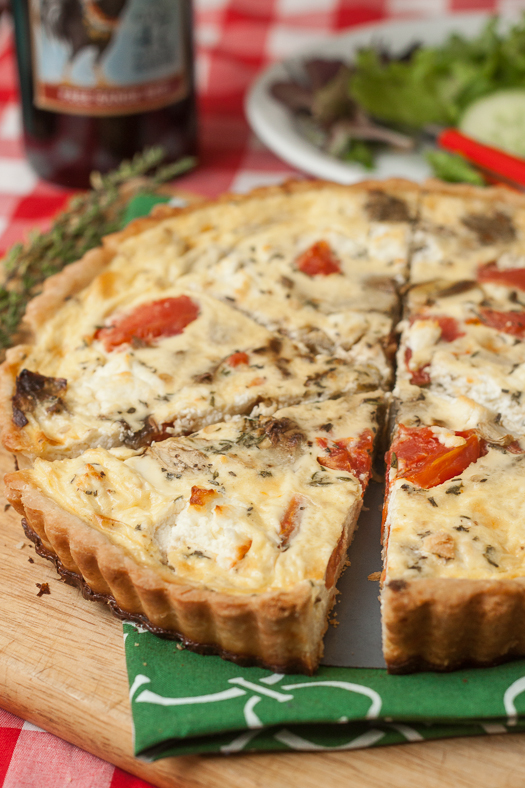 Roasted Vegetable Quiche