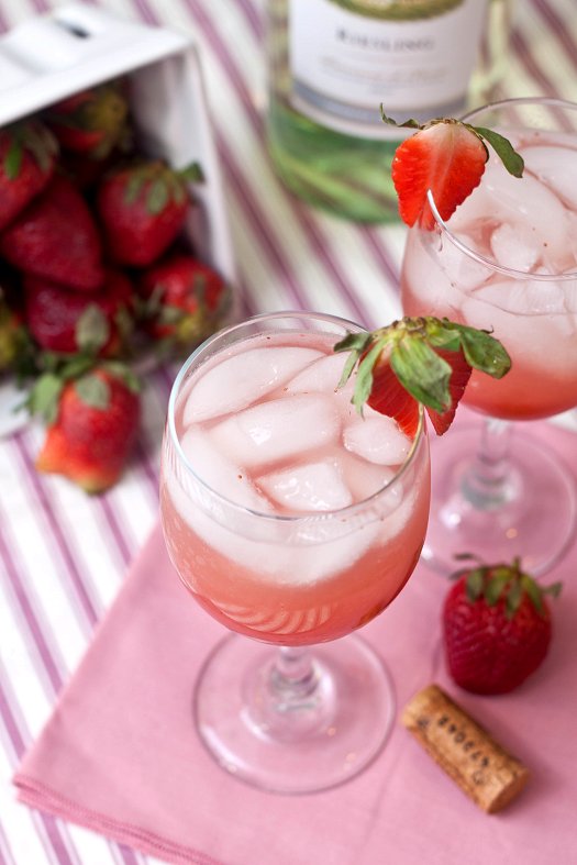 Strawberry Wine Coolers
