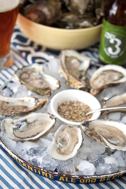Oysters with Mignonette Sauce
